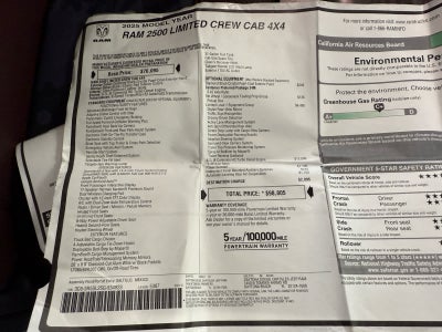 2025 RAM 2500 Limited