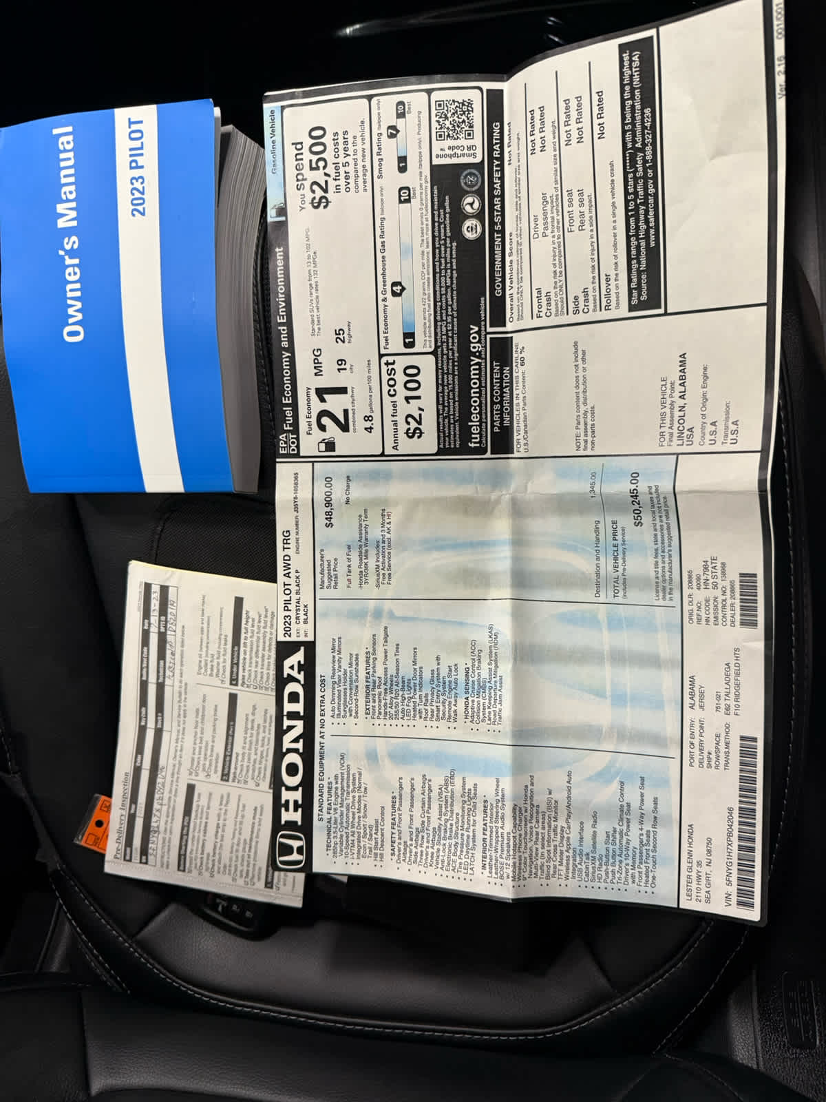 2023 Honda Pilot Touring